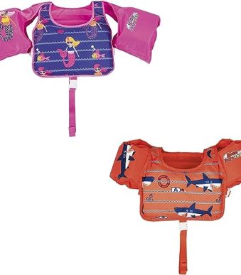 Bestway Swim Safe™ Aide à la Natation pour Enfants avec revêtement Textile 3-6 Ans,Multicoloreµ